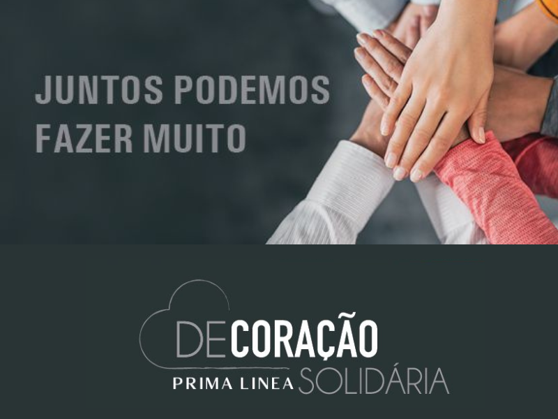 Com solidariedade e união podemos fazer muito.