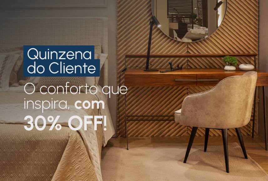Quinzena do Cliente Prima Linea: O conforto que  inspira, com 30% OFF!